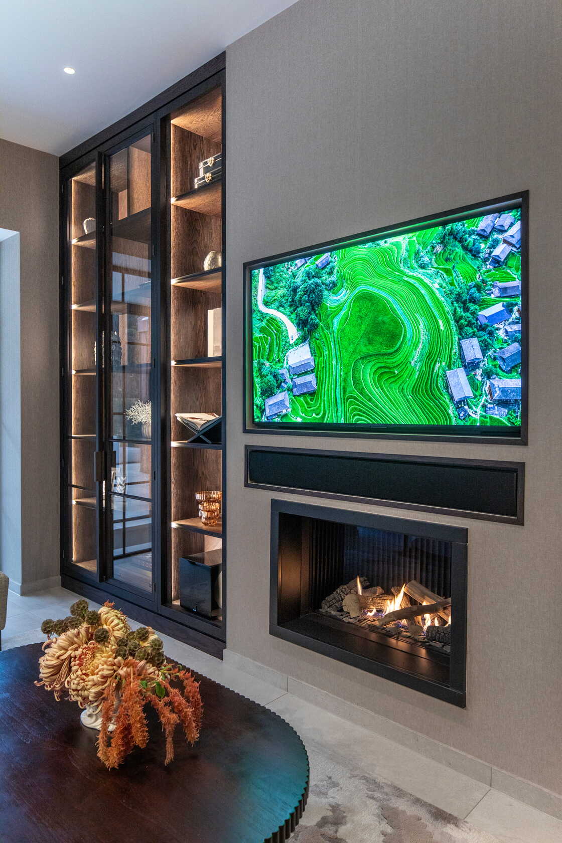 Media Wall Fireplaces