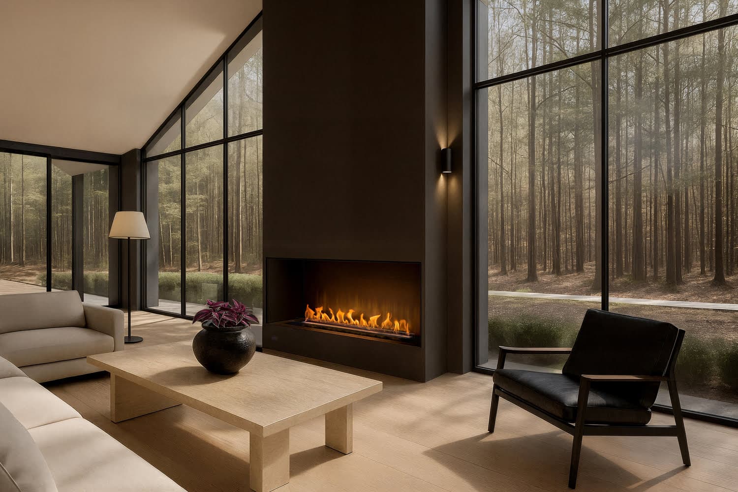 Gas fireplaces