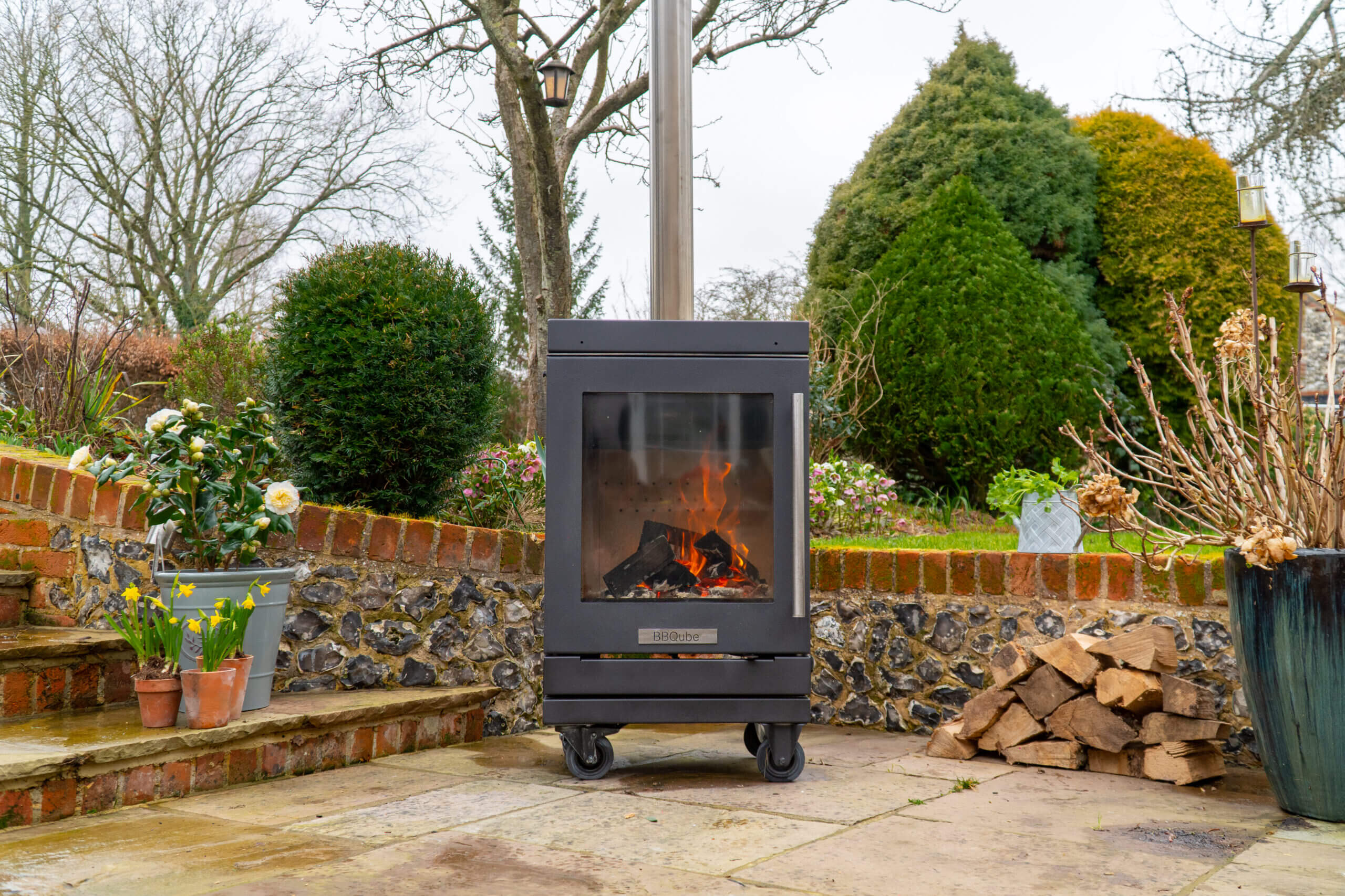 HeatQube Heater Only: 4-Wheel Base