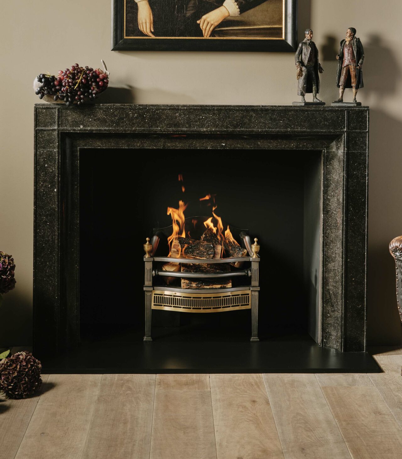 Granite & slate fireplace surrounds